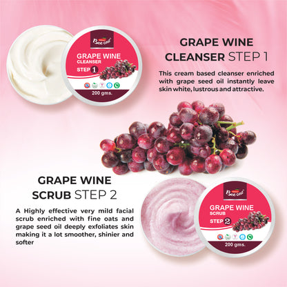 GRAPE WINE FACIAL KIT 1100g