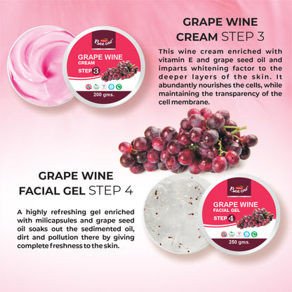 GRAPE WINE FACIAL KIT 1100g