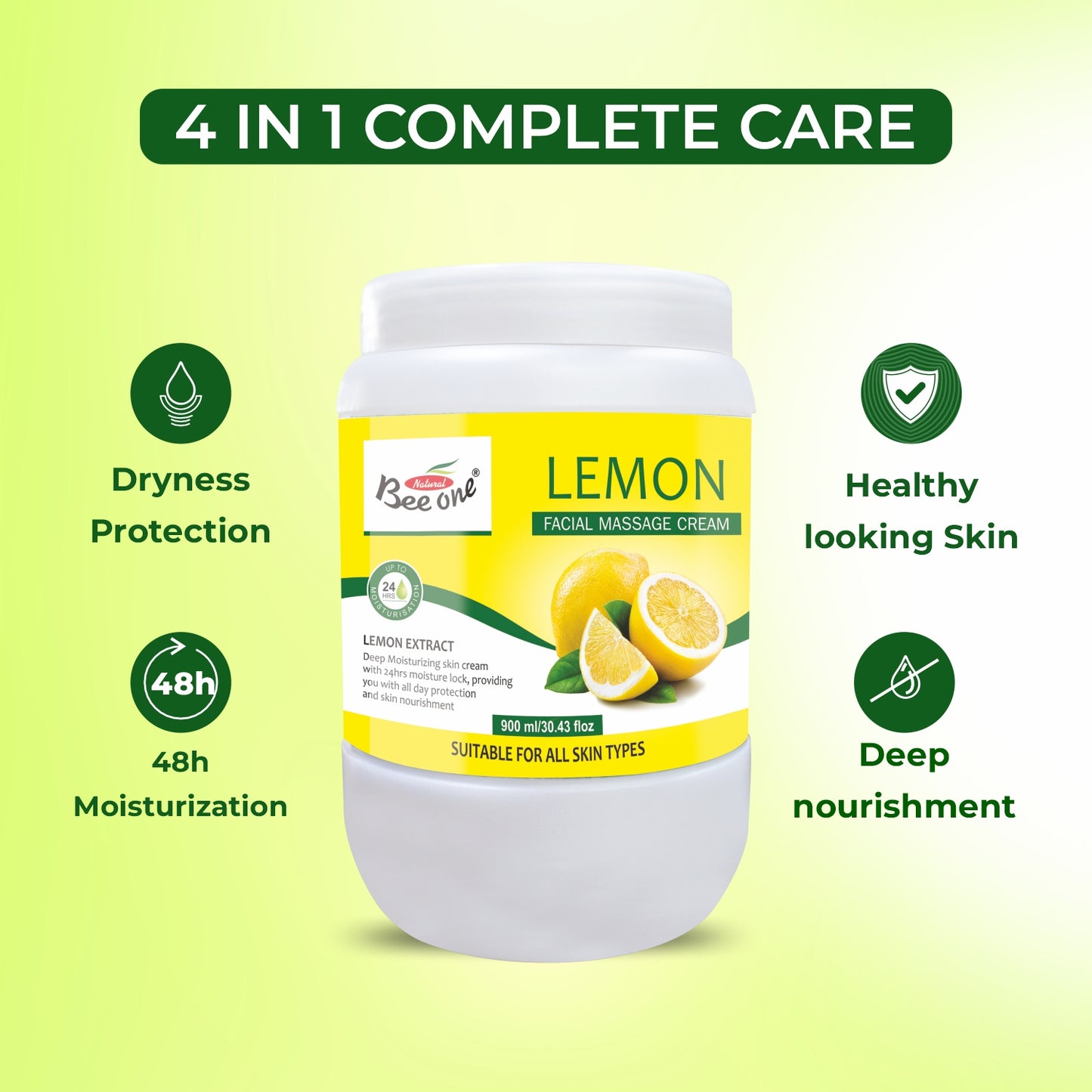 LEMON MASSAGE CREAM 900 ML
