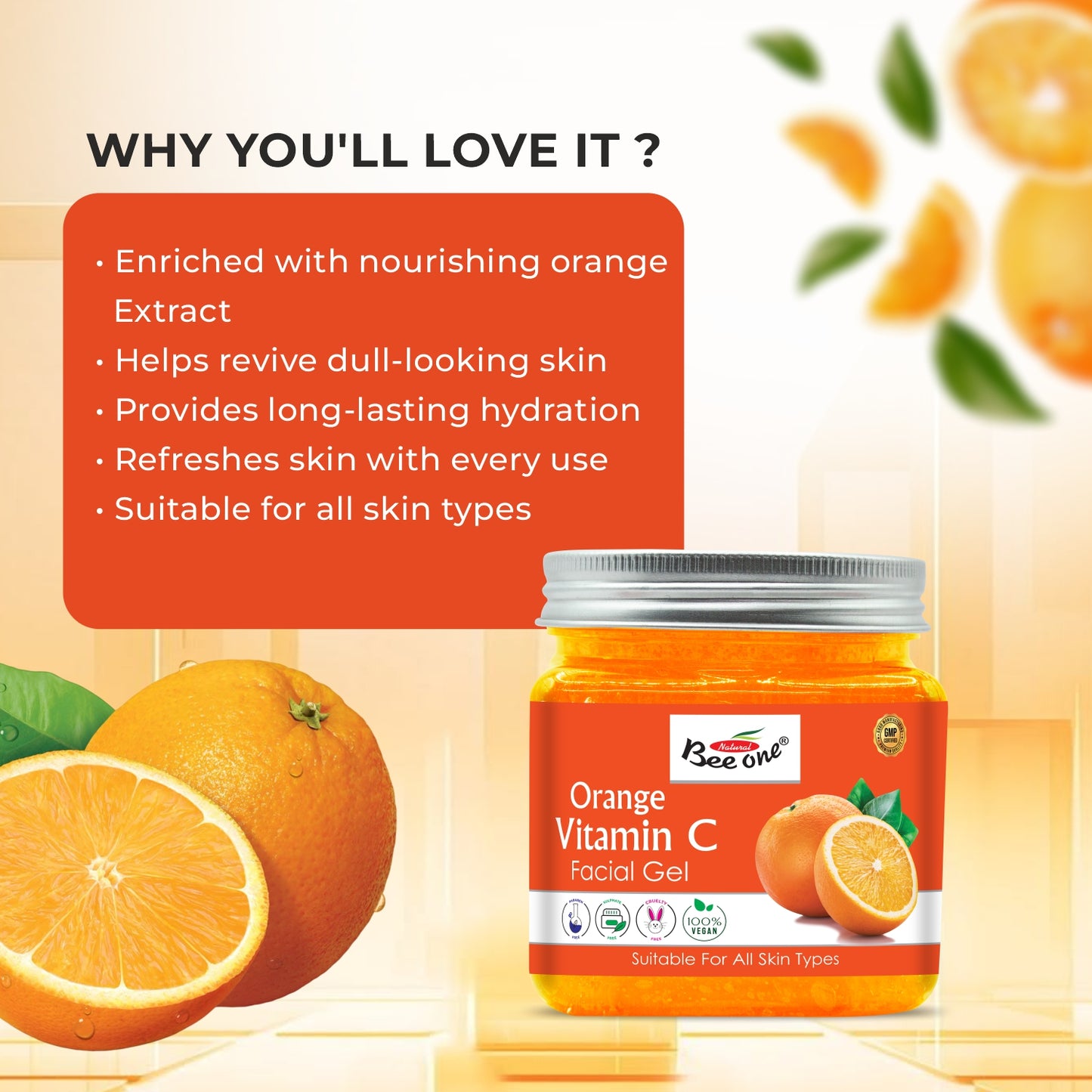 ORANGE FACIAL GEL 350ML