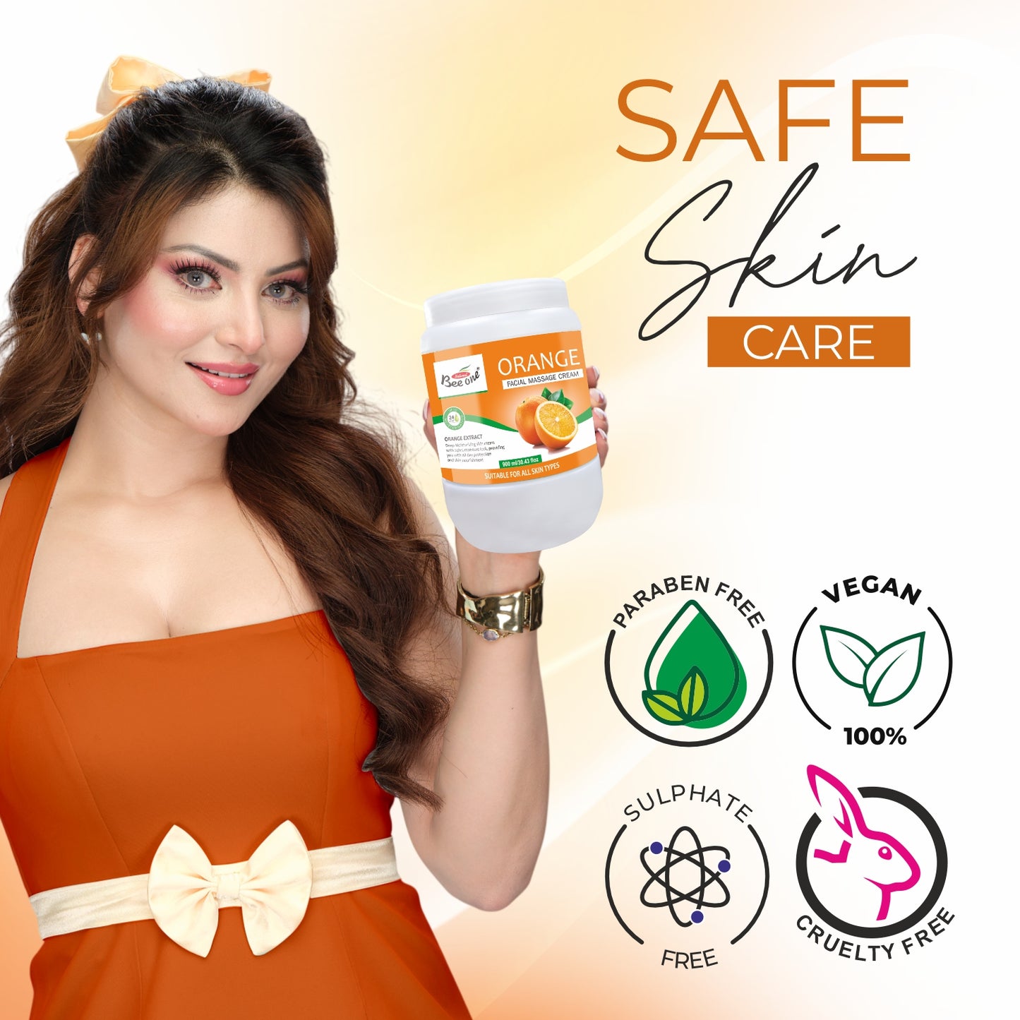 ORANGE MASSAGE CREAM 900ML