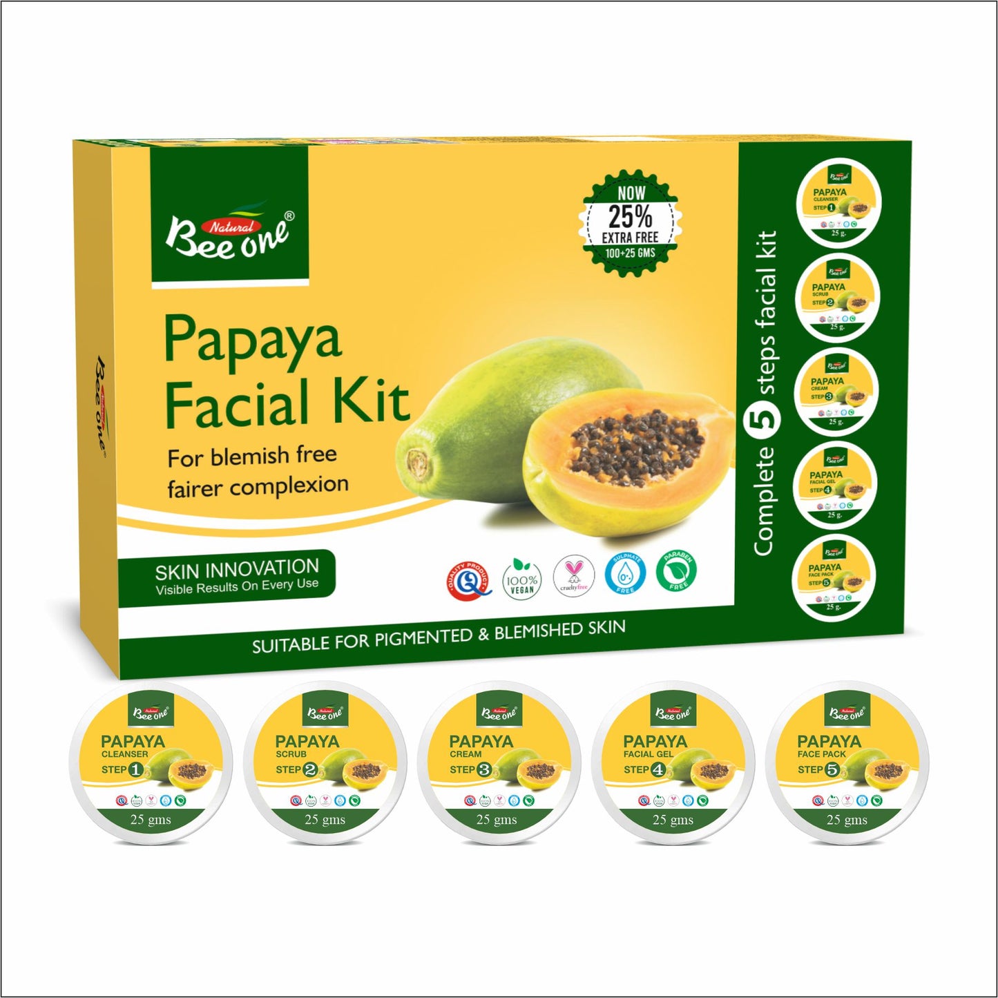 PAPAYA FACIAL KIT 125g