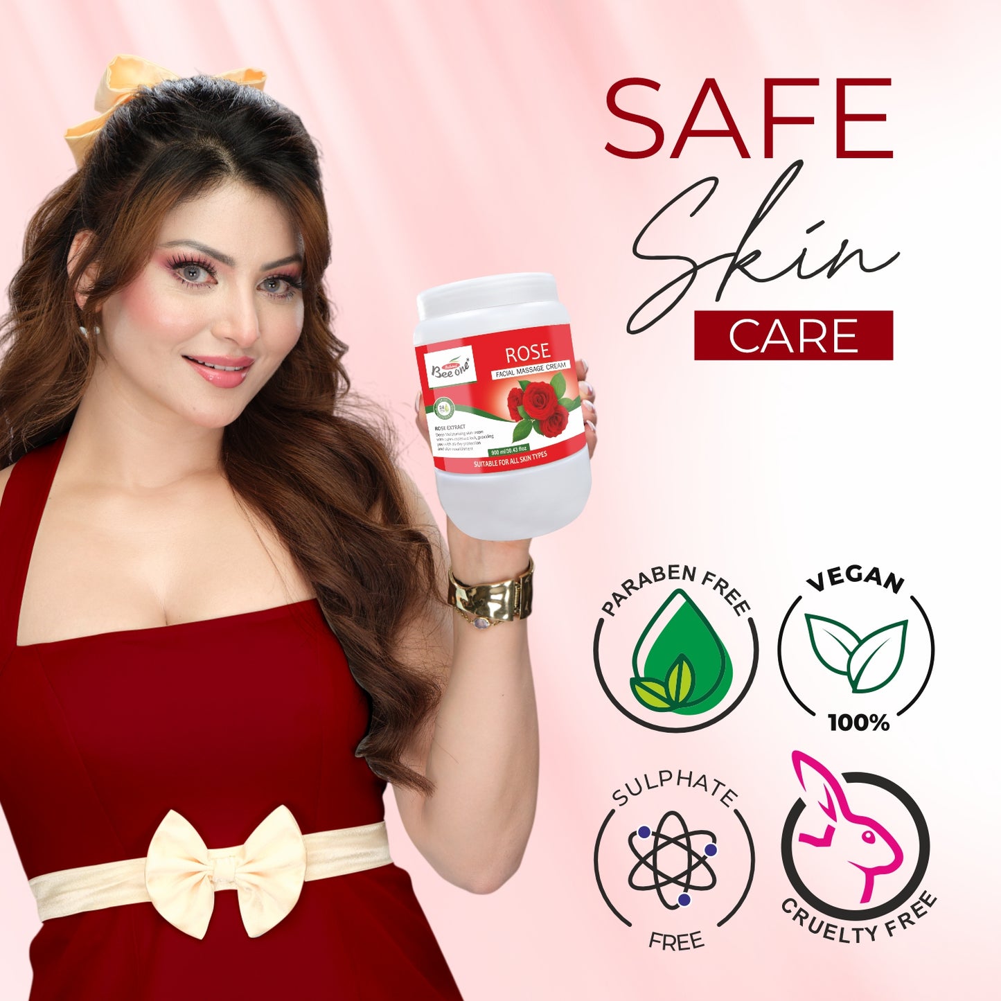 ROSE MASSAGE CREAM 900 ML