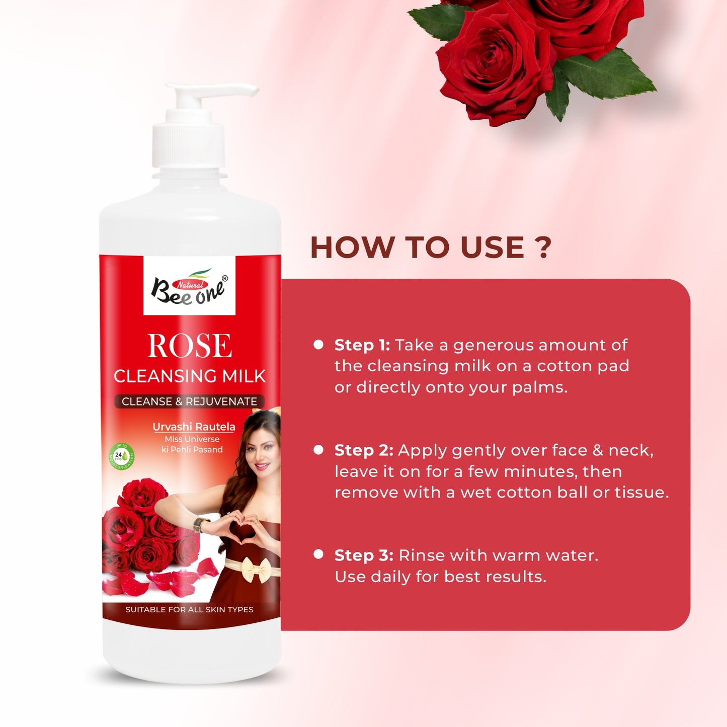 ROSE CLEANSING MILK 1000ml