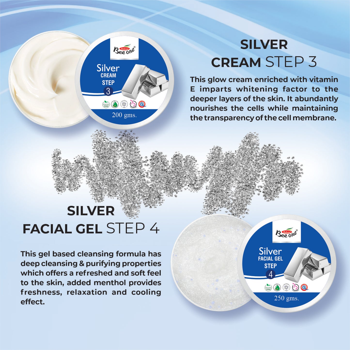 SILVER FACIAL KIT 1100g